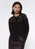 swatch_Black stella lace cardigan sweaters