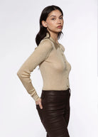 swatch_Champagne colette lurex shirt