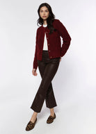 swatch_Burgundy georgina cardigan sweaters