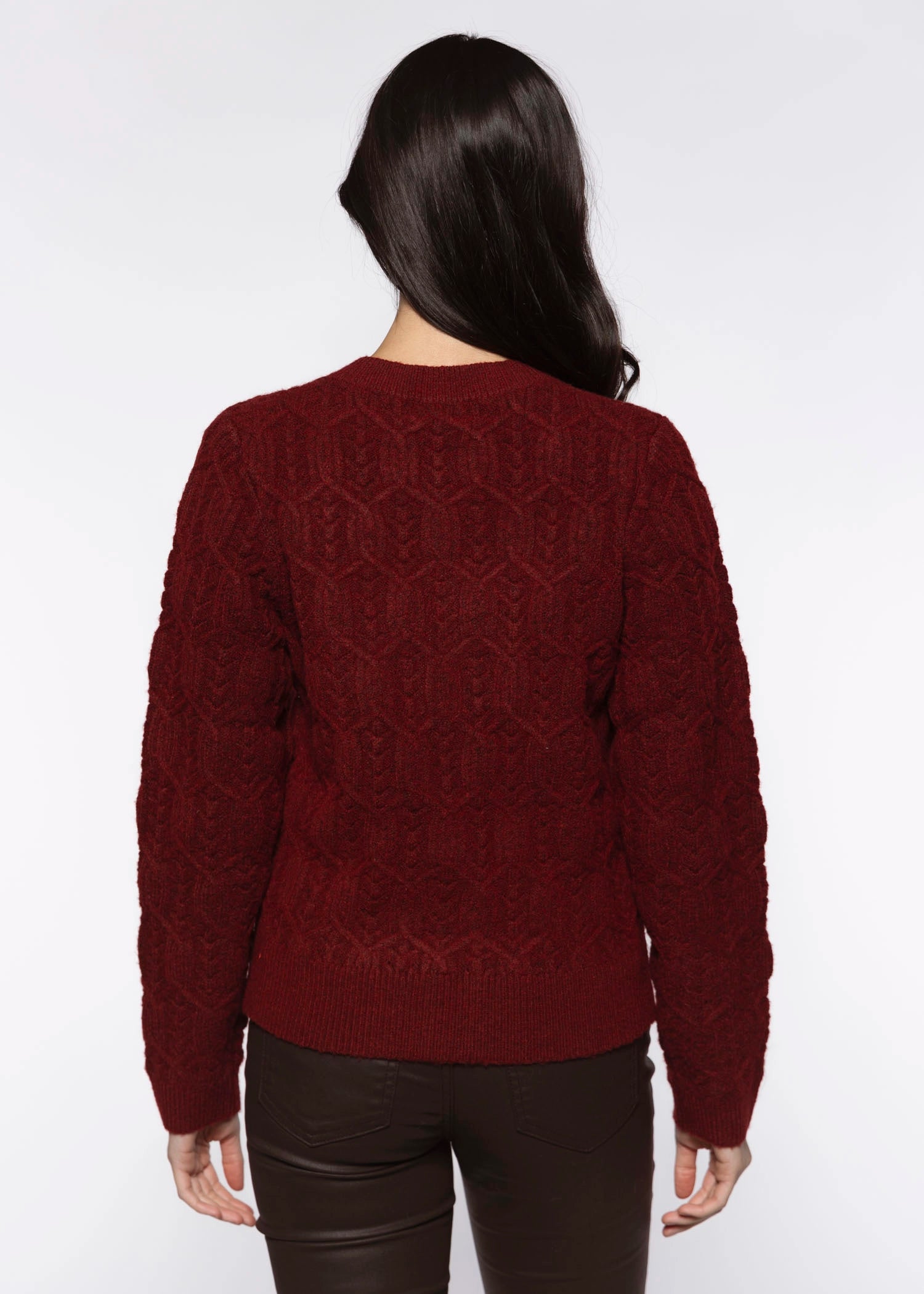 swatch_Burgundy georgina cardigan sweaters
