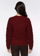 swatch_Burgundy georgina cardigan sweaters