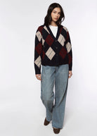 swatch_Navy Combo argyle cardigan sweaters