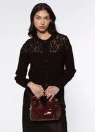 swatch_Burgundy dahlia sequin evening bag