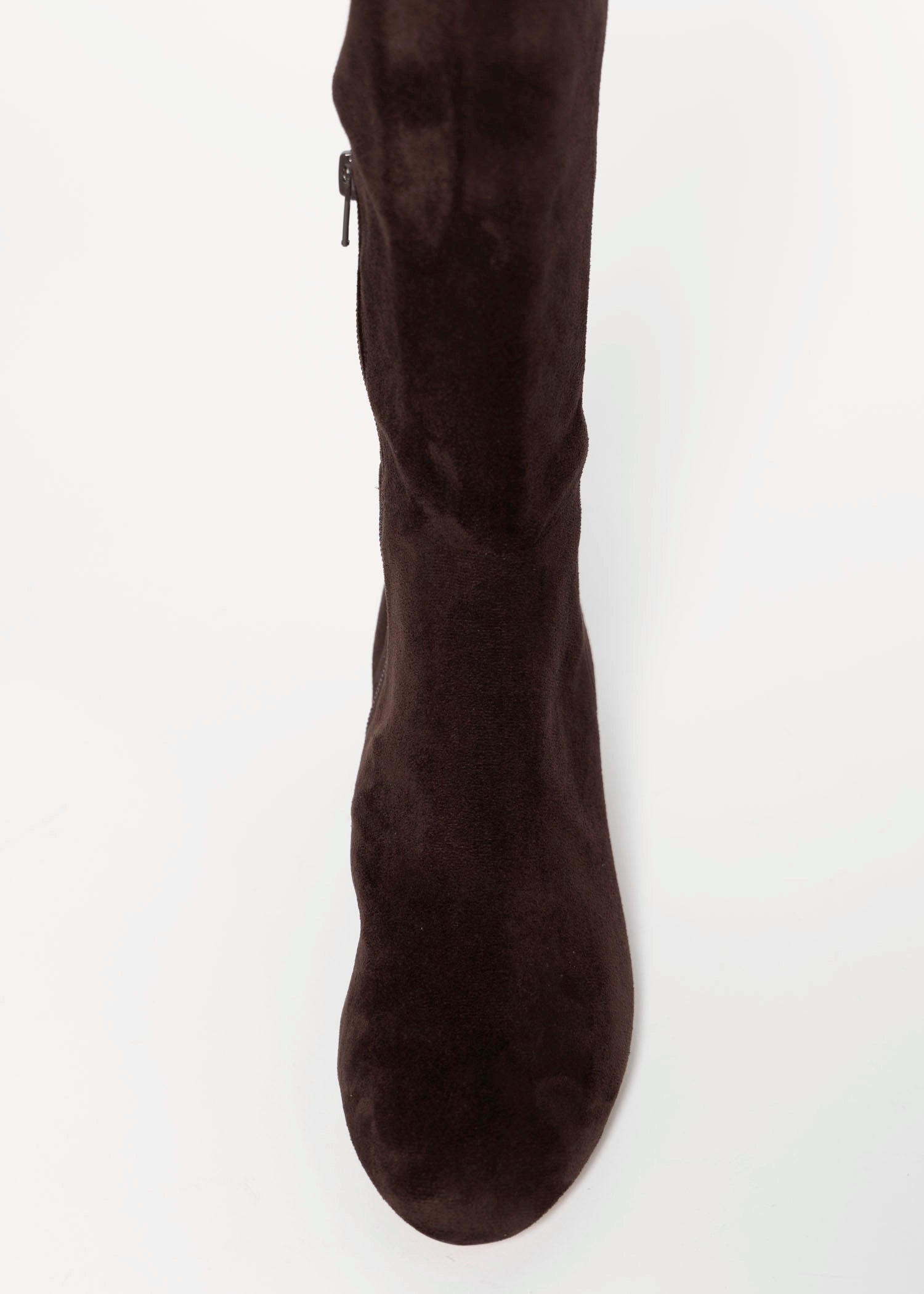 swatch_Chocolate Stretch gold stretch knee high boots