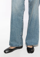 swatch_Black Leather tabi flat