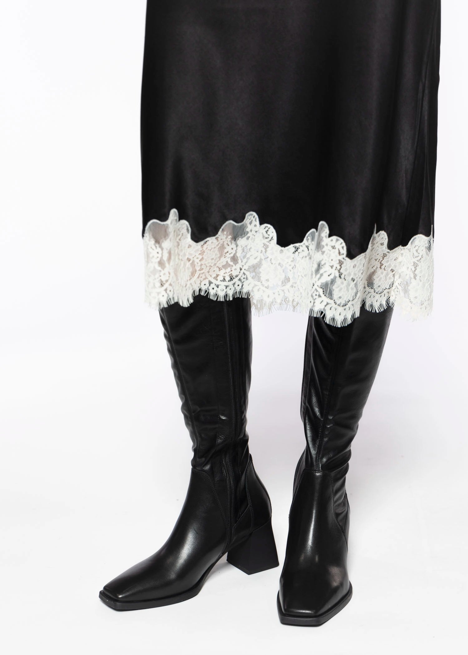 swatch_Black Leather hedda knee high boots
