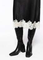 swatch_Black Leather hedda knee high boots