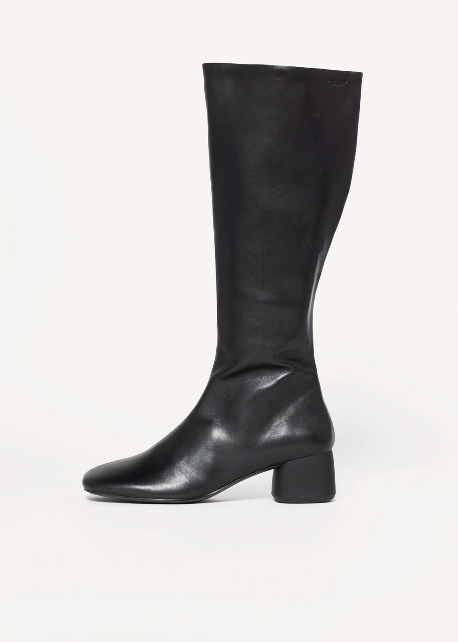 swatch_Black Leather livia knee high boots