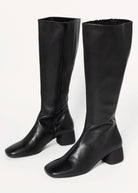 swatch_Black Leather livia knee high boots