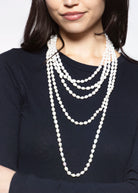 swatch_Pearl long pearl necklace