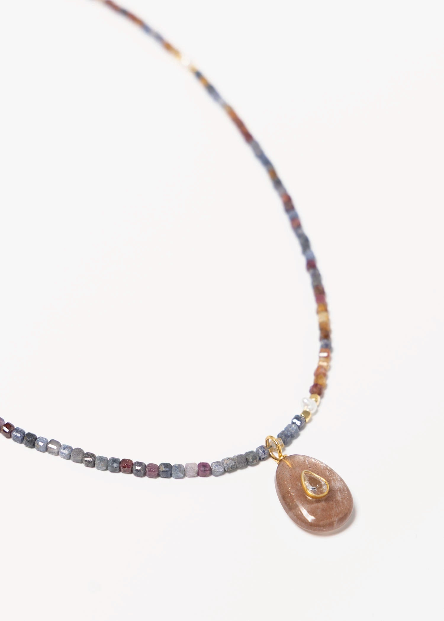 swatch_Taupe multi beaded necklace