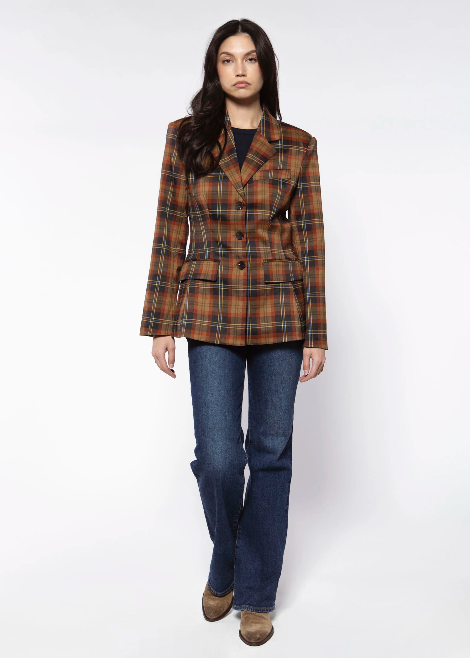 swatch_Autumn plaid blazer