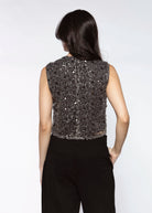 swatch_Gunmetal sequin mesh crop top