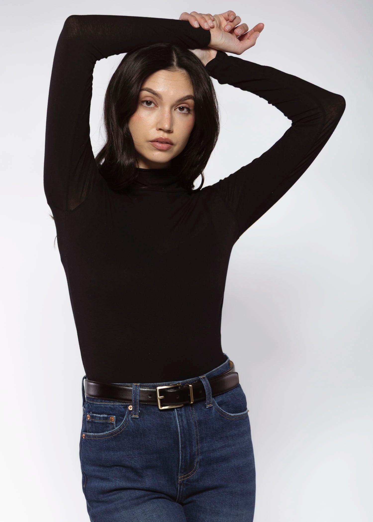 swatch_Black kim mockneck top