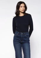 swatch_Navy jamie long sleeve tshirt