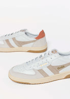 swatch_White/Terracotta hawk sneakers
