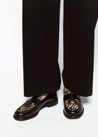 swatch_Black Combo linn tassel loafers