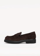 swatch_Chocolate Suede classic penny loafer