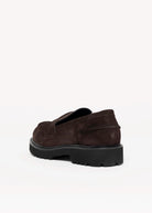 swatch_Chocolate Suede classic penny loafer