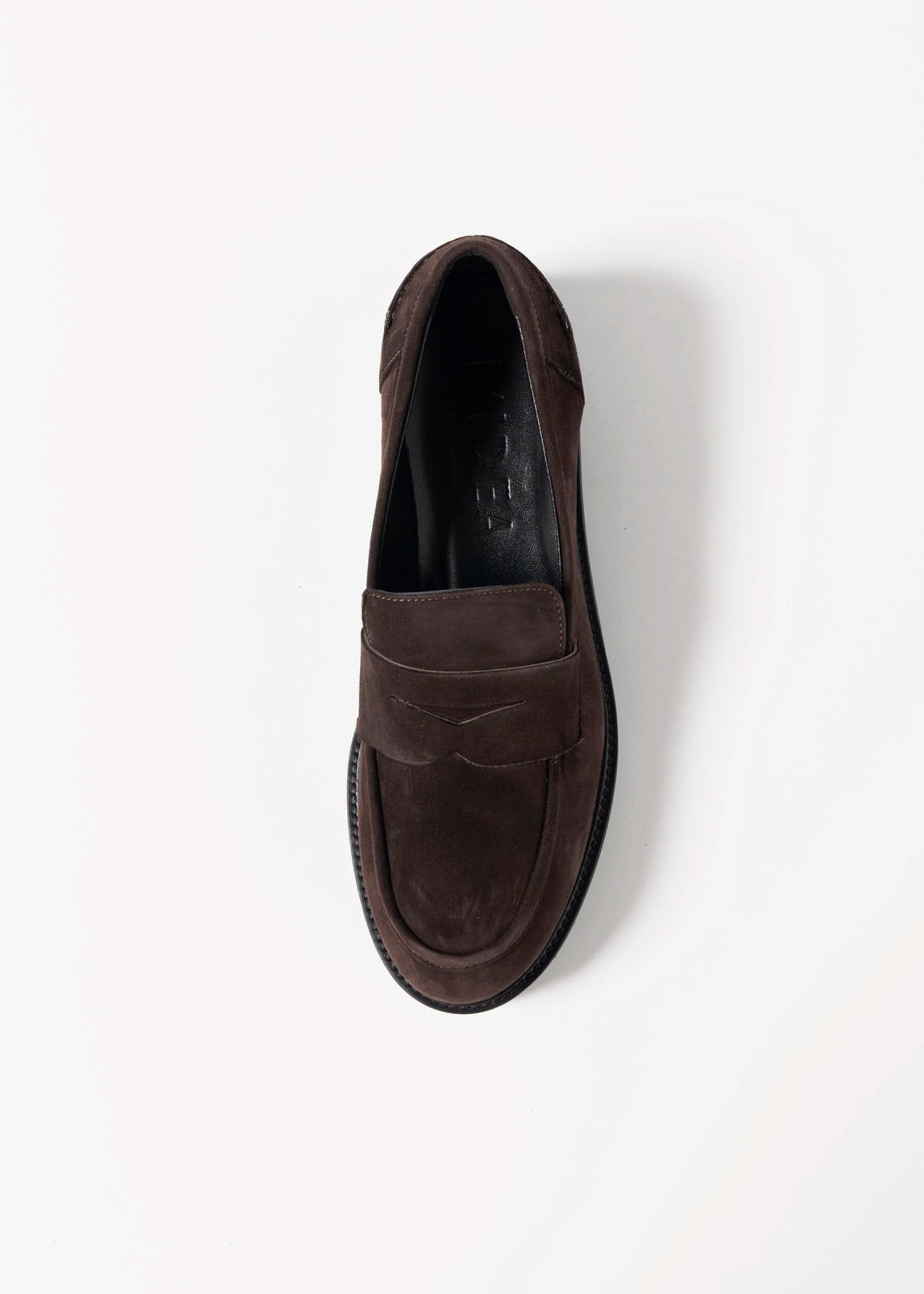 swatch_Chocolate Suede classic penny loafer
