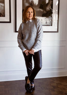 swatch_Black charlize coated skinny jeans