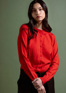 swatch_Red raphaela cardigan