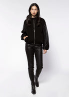 swatch_Black charlize coated skinny jeans