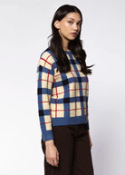 swatch_Navy Multi crewneck sweaters