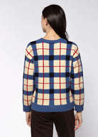 swatch_Navy Multi crewneck sweaters