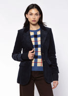 swatch_Navy corduroy blazer
