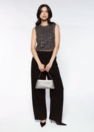 swatch_Silver crystal handle bag