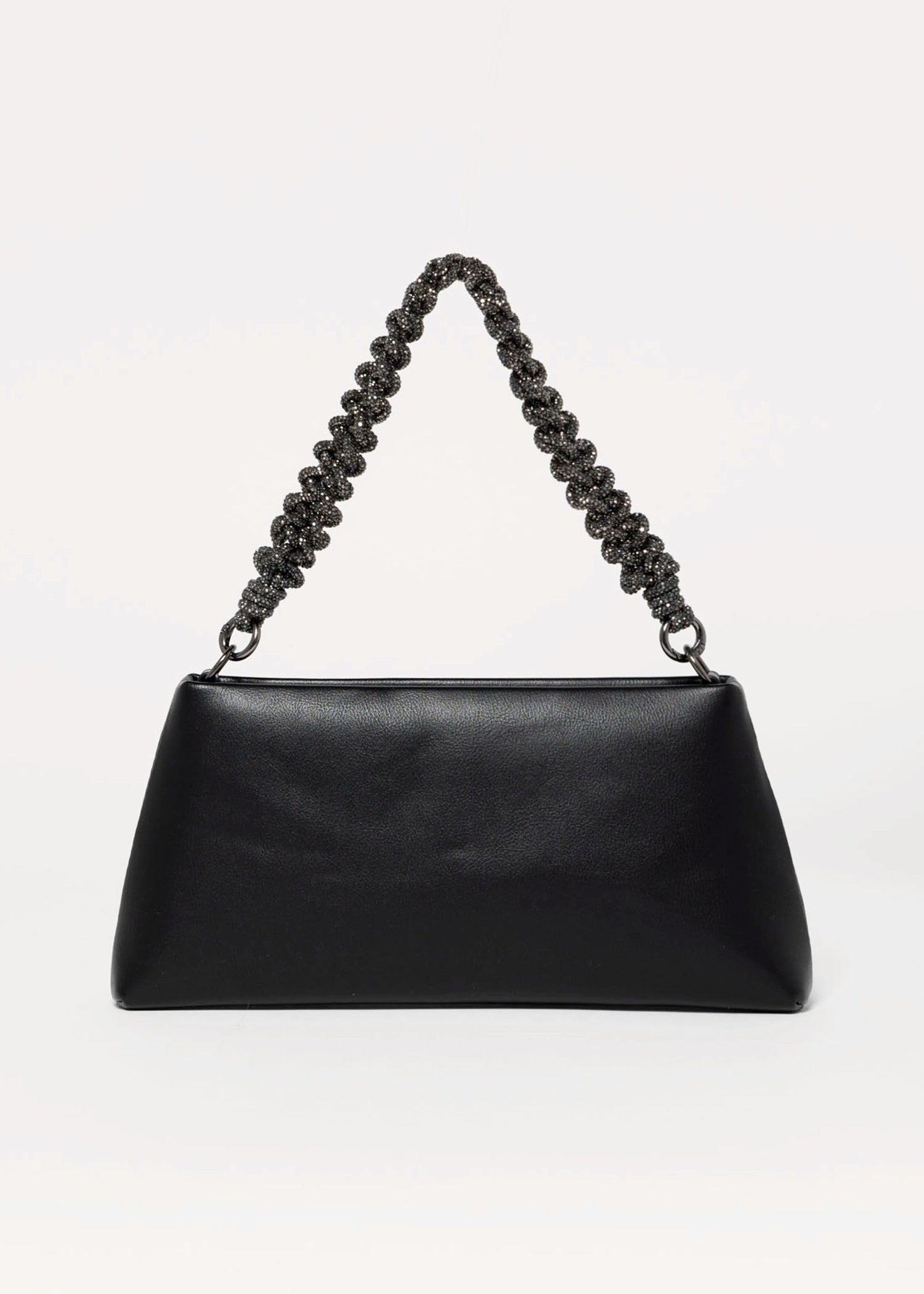 swatch_Black crystal handle bag