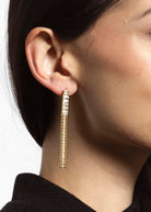 swatch_Gold CZ long drop earrings