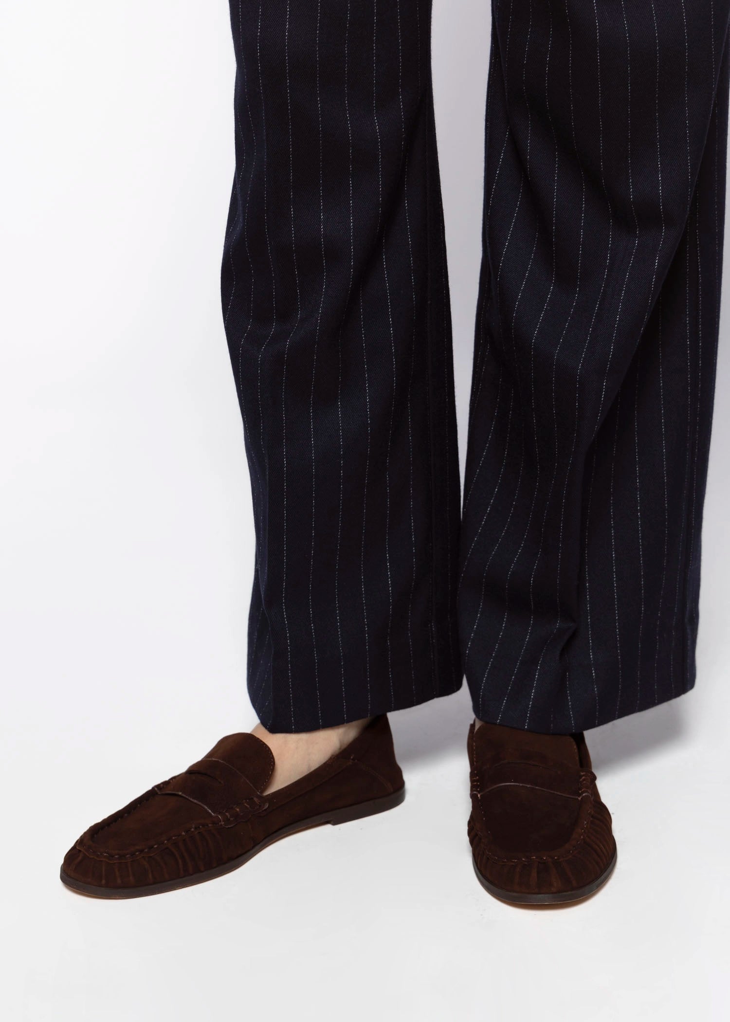 swatch_Chocolate Suede stewart loafer shoes