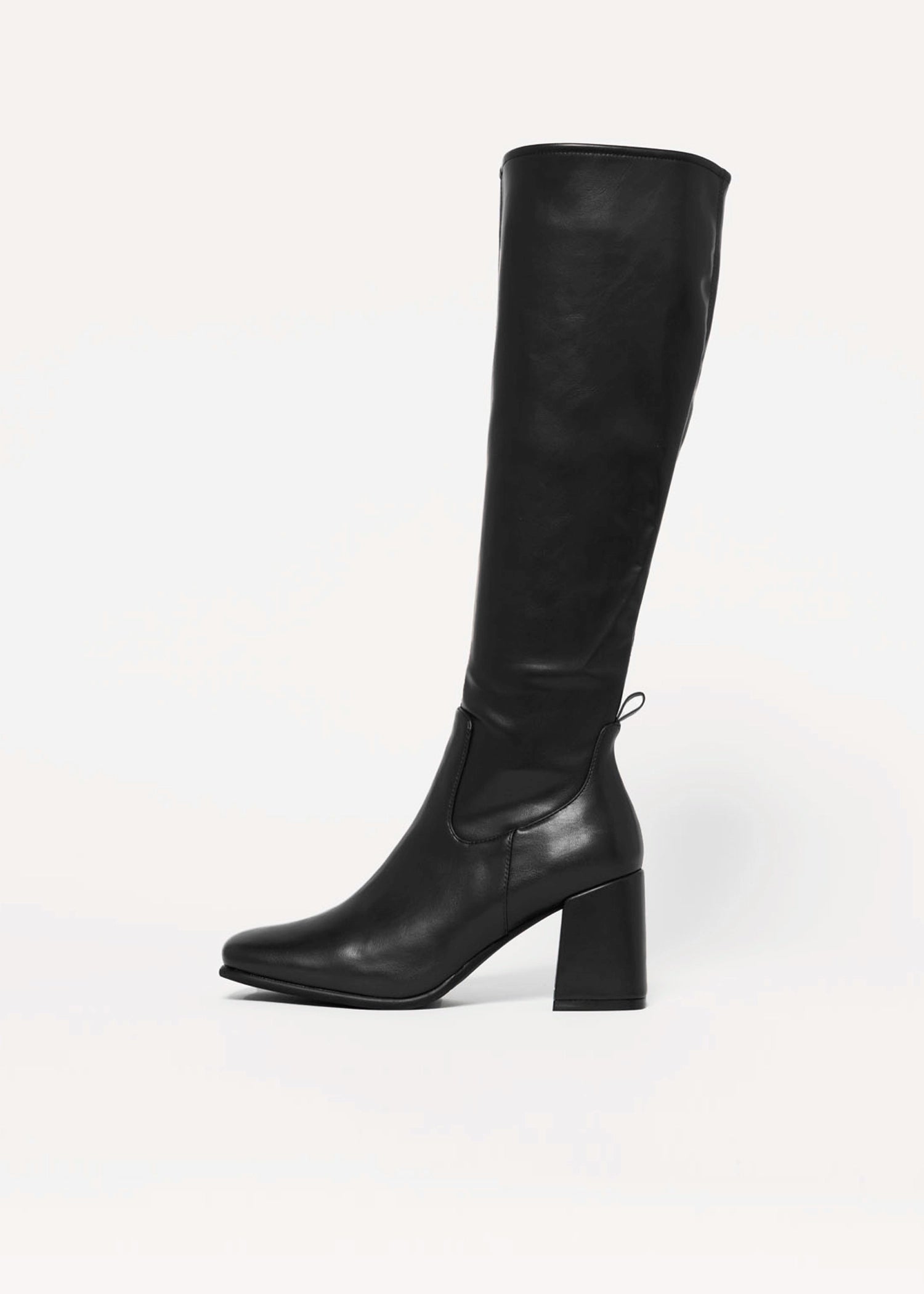 swatch_Black hot lava knee high boot