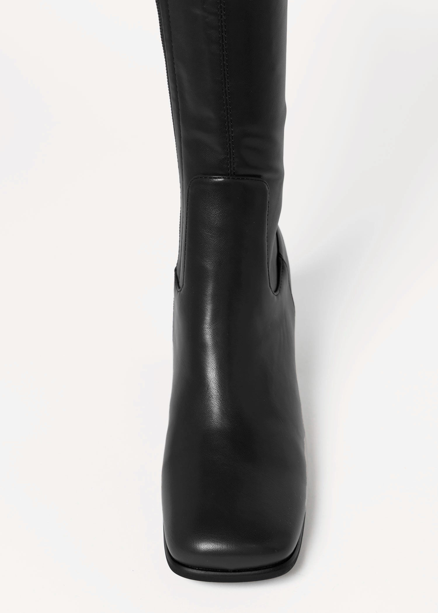 swatch_Black hot lava knee high boot