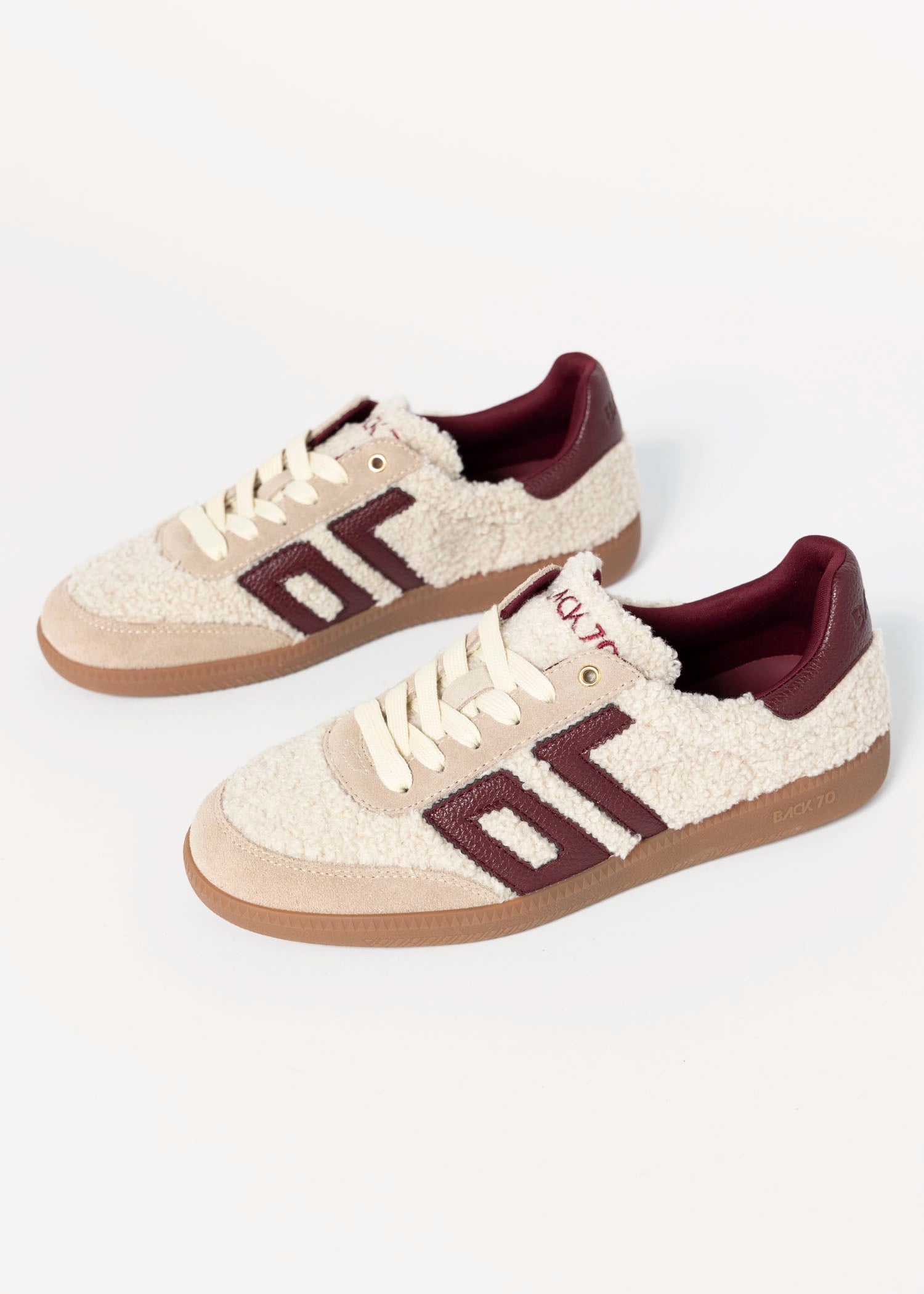 swatch_Butter/Wine teddy sneakers