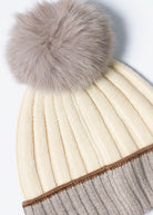 swatch_Taupe two tone crystal beanie