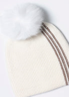 swatch_White racer stripe beanie