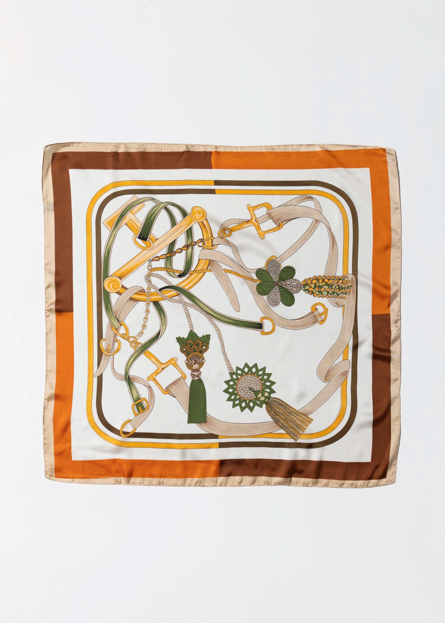 swatch_Orange Multi silk scarf