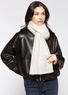 swatch_Ivory cable knit scarf