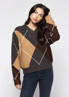 swatch_Grey/Brown argyle sweater
