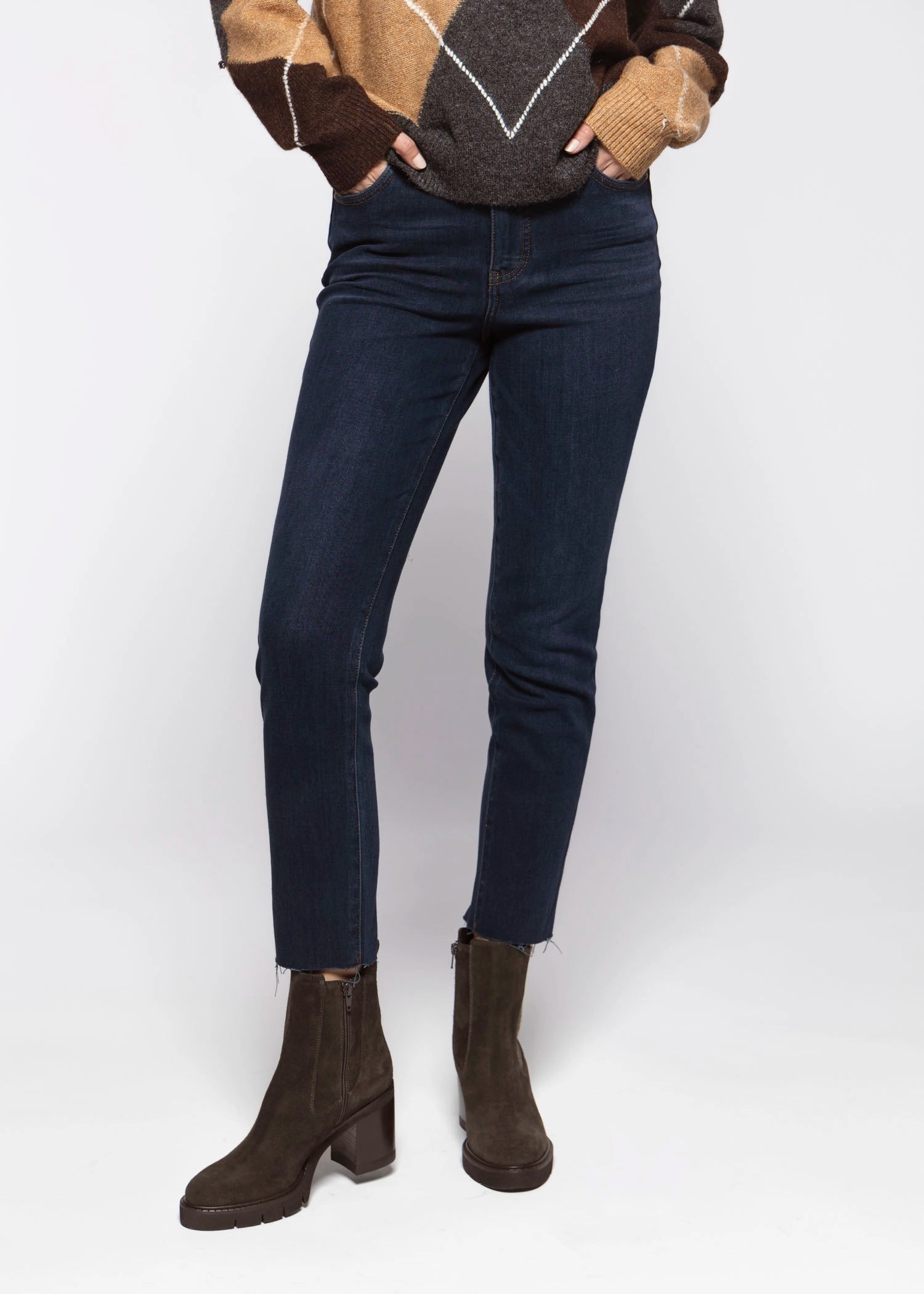 swatch_Dark Denim reece ankle straight jean