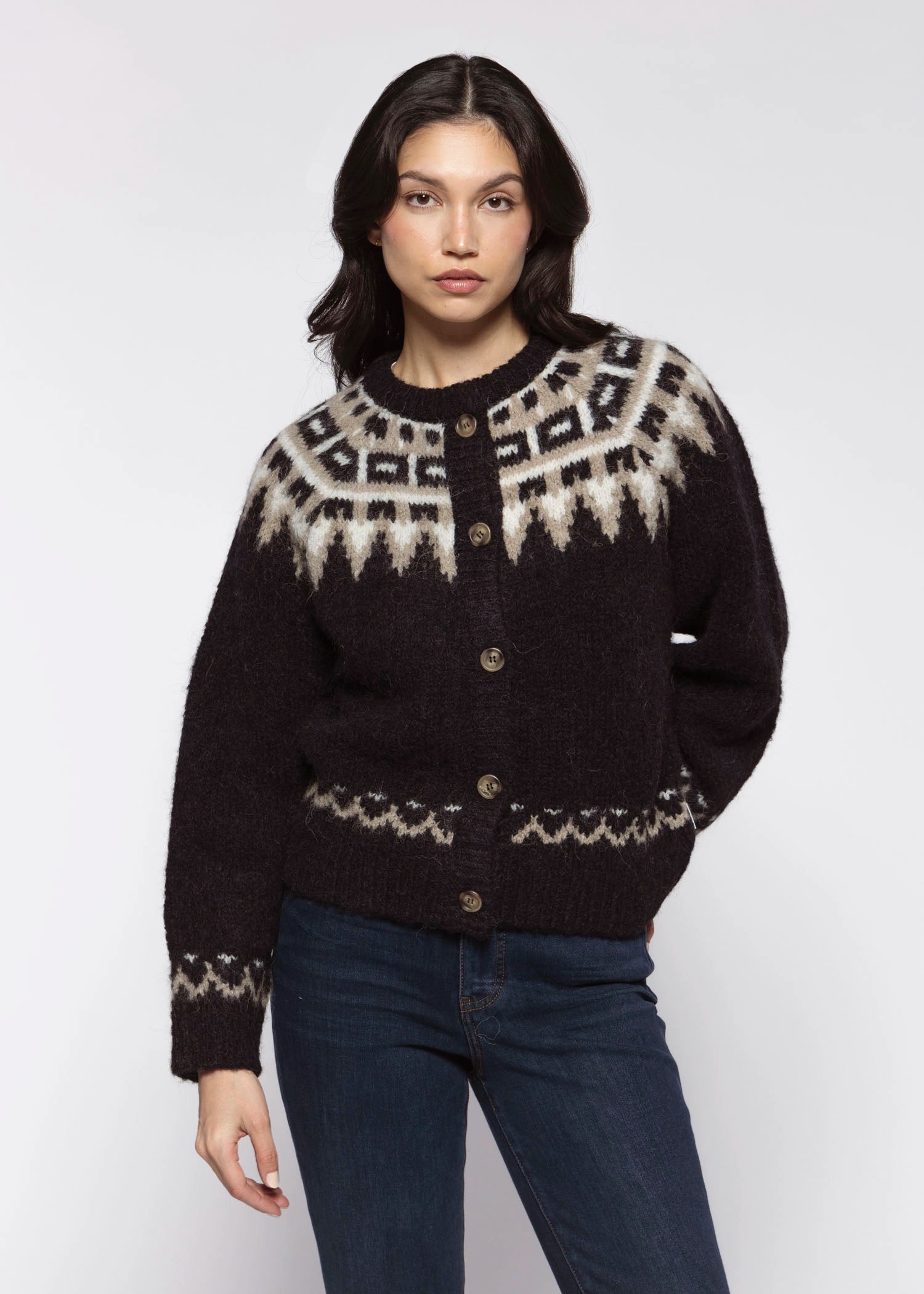 swatch_Black Multi alpaca cabin cardigan