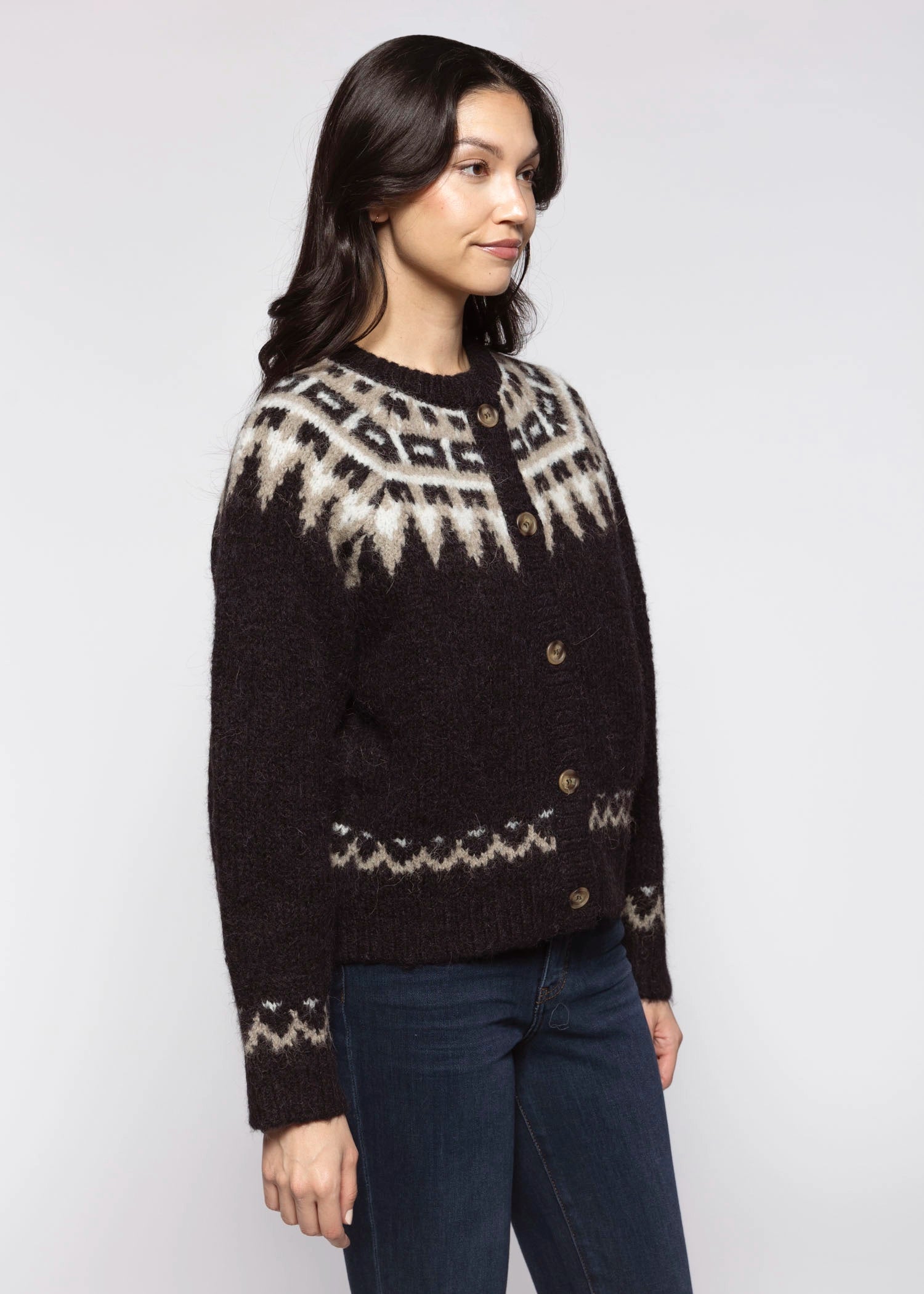swatch_Black Multi alpaca cabin cardigan