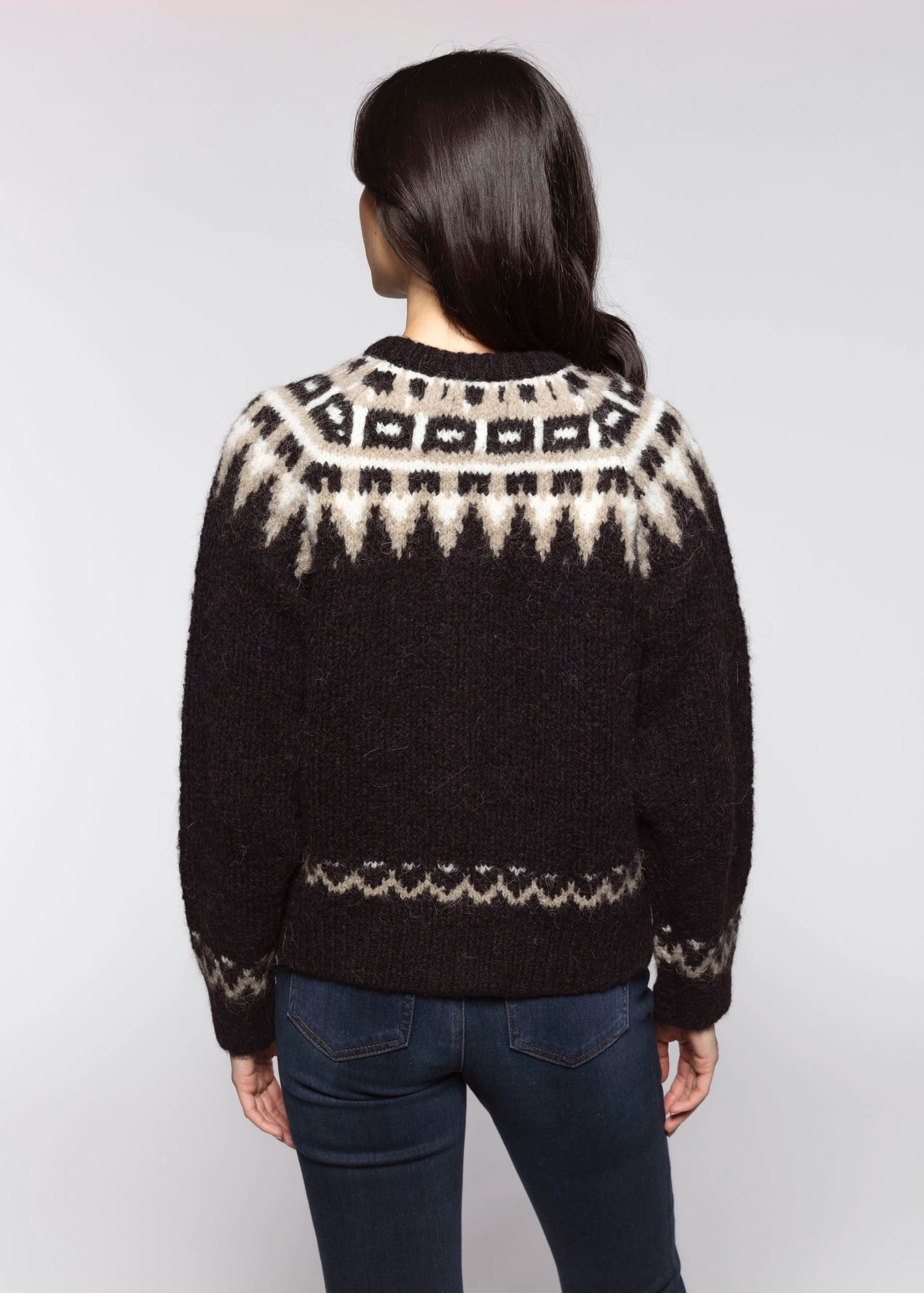 swatch_Black Multi alpaca cabin cardigan