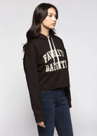 swatch_Black/Stone cropped collegiate hoodie