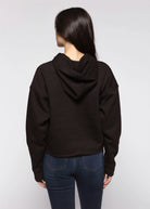 swatch_Black/Stone cropped collegiate hoodie