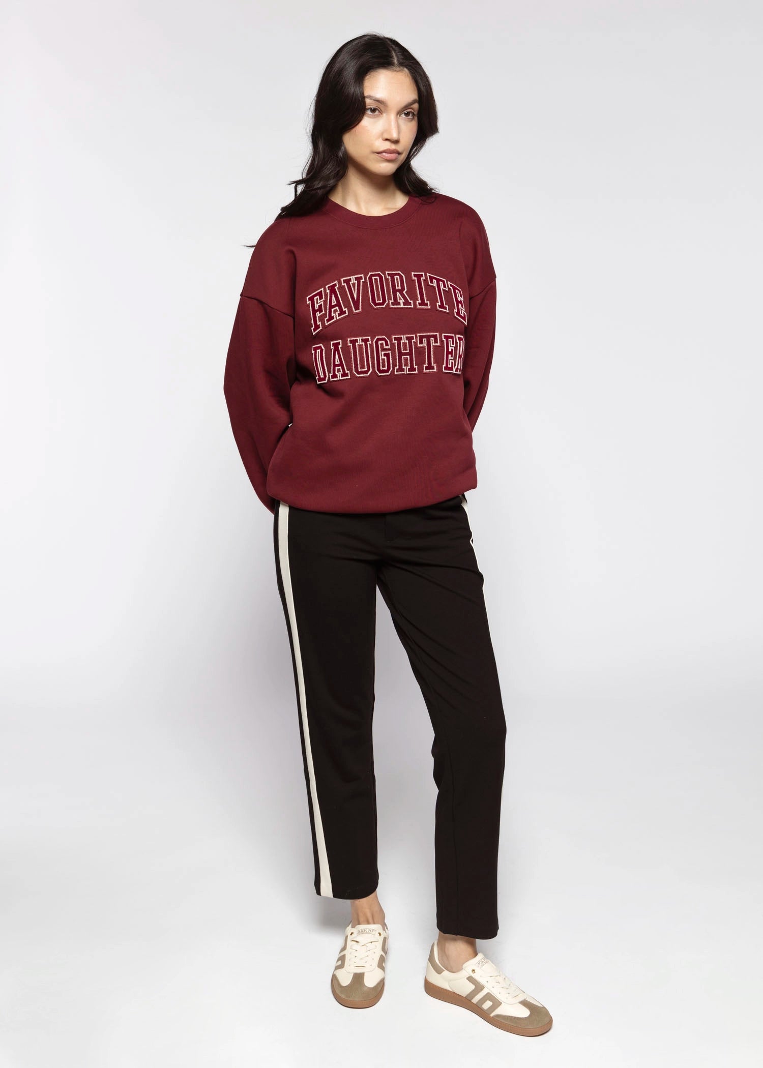 swatch_Black/Ivory Fay track pants