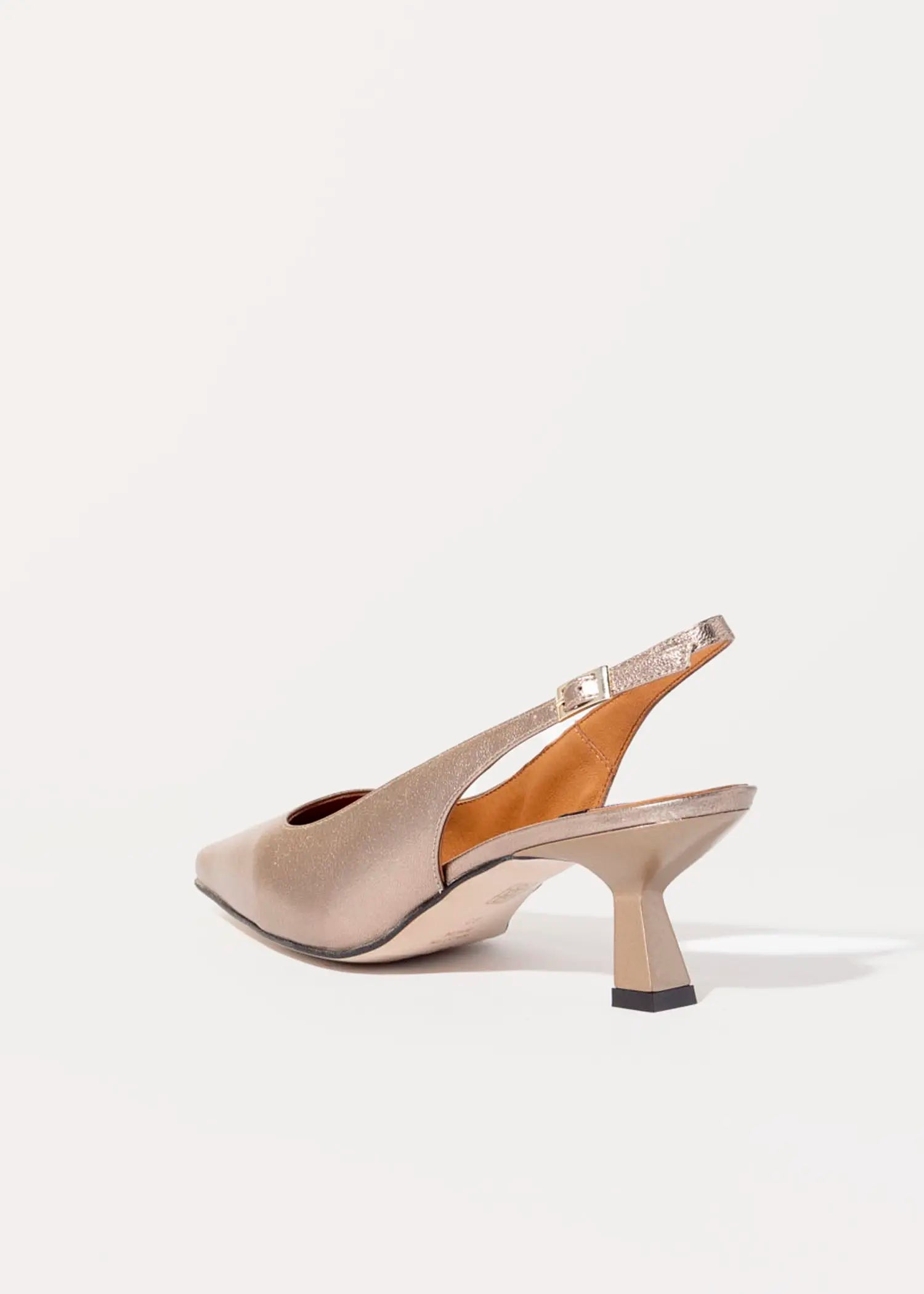 swatch_stone metallic slingback pump heels
